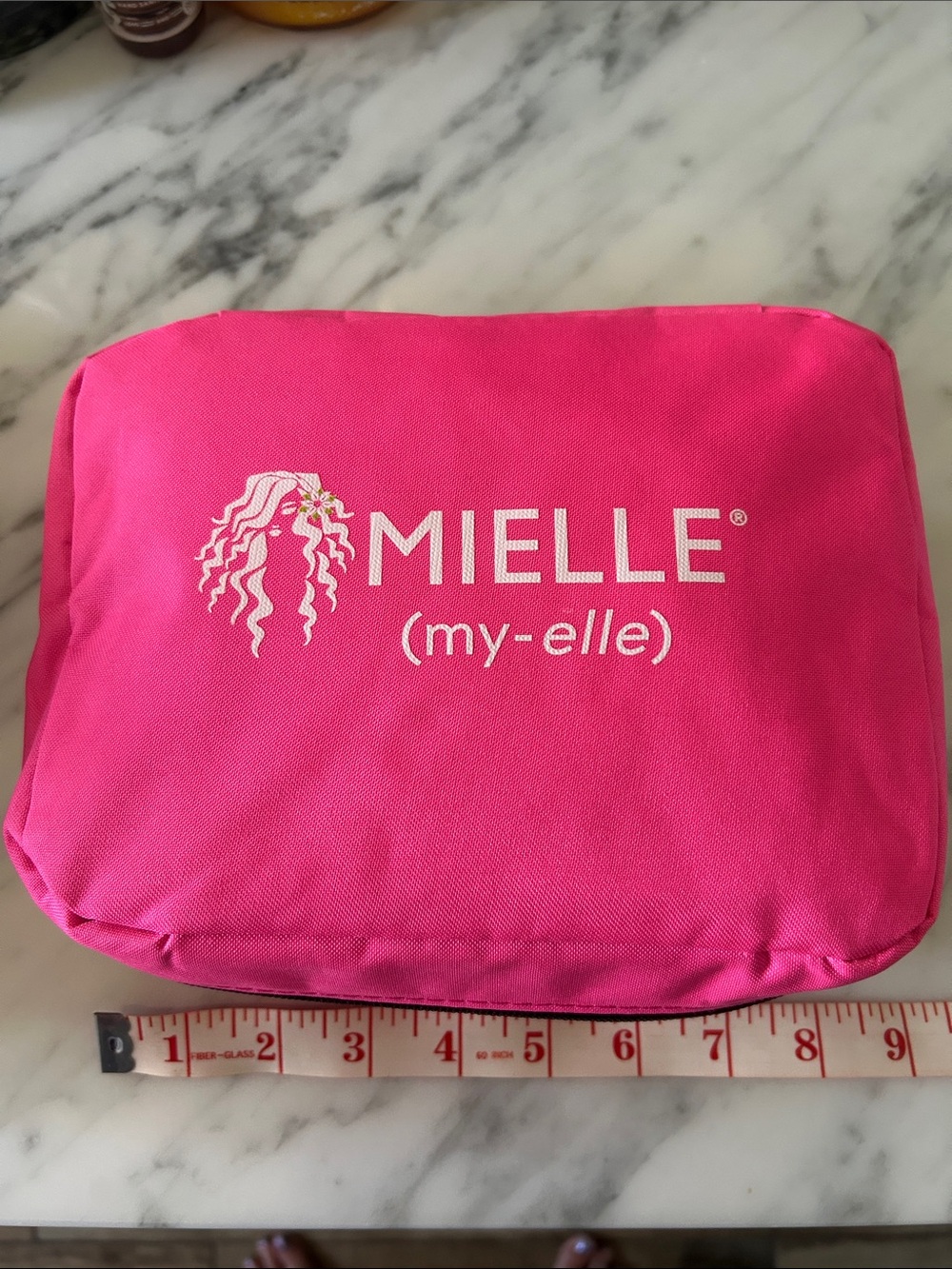 Mielle Pink Cosmetic Bag